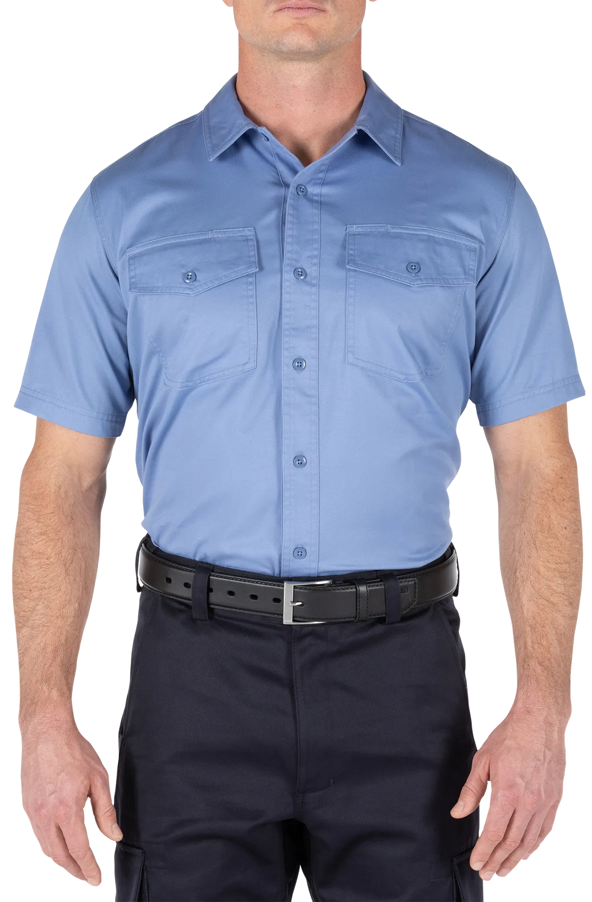 5.11 Company Short Sleeve Shirt, Fire Med Blue