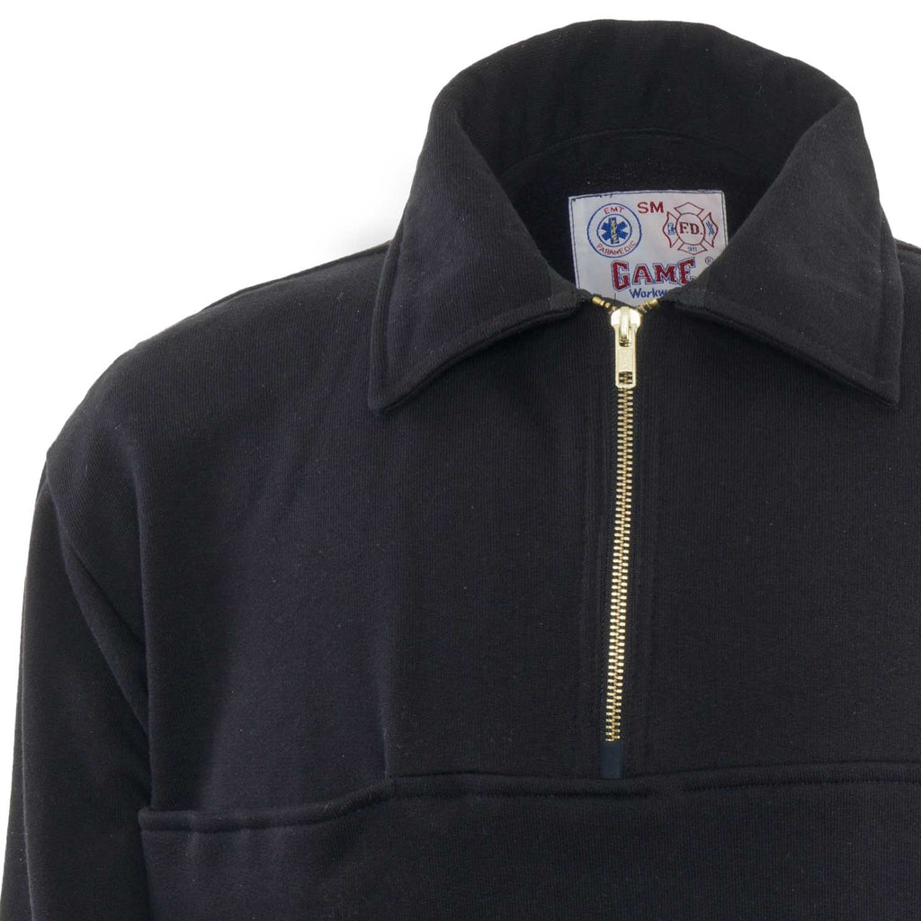811 The Self Material Collar Job Shirt, lay-down collar