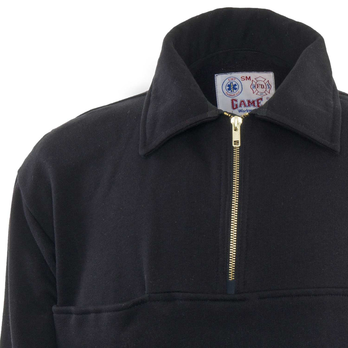 811 The Self Material Collar Job Shirt, lay-down collar