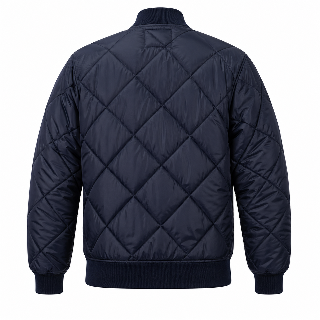 The Bravest Diamond Quilt Jacket - Navy